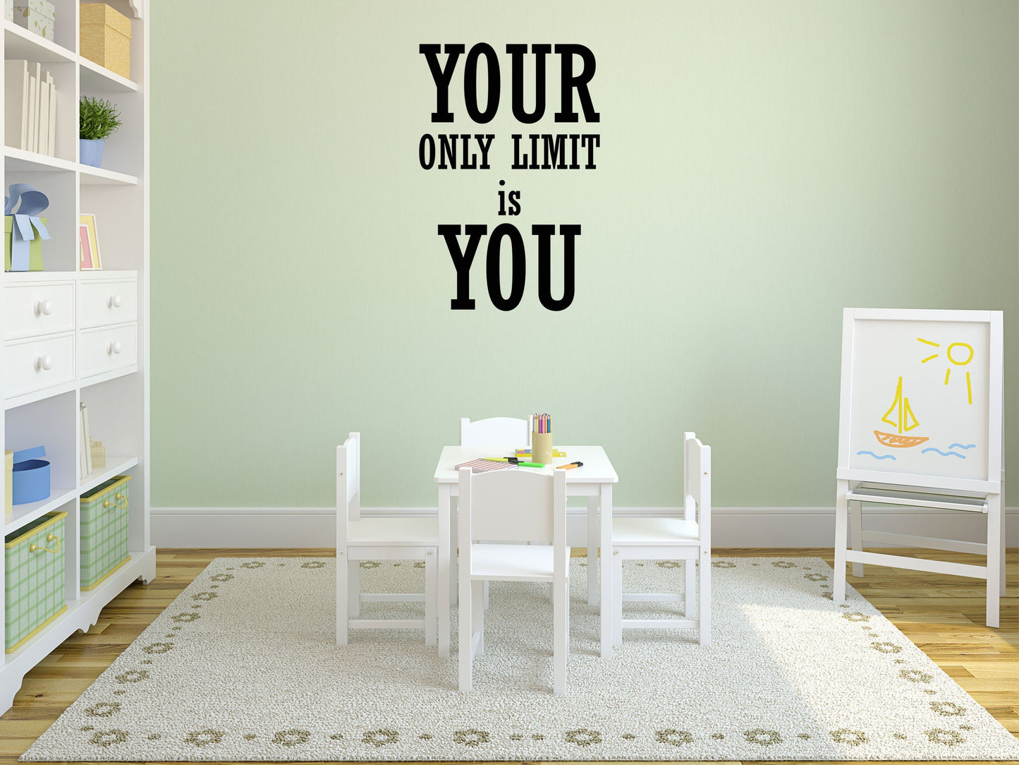 Your Only Limit Is You Business Office Wall Sticker Quote - Inspirational Wall Decals Home Decor Decals Done 